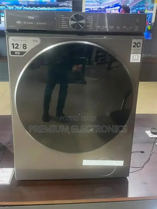 TCL 12kg/8kg Washer & Dryer Combo C512WDG Smart DD Motor - 1