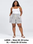 Women's Cotton Side Pocket Shorts - 2
