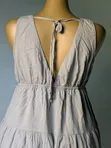 Shein Sleeveless Tiered Mini Dress - Grey/Sage - 2