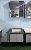 Cabinet Basin with Mirror - 1