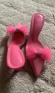 Pink Kitten Heels - Size 40 - 5