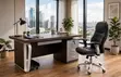 Premium VIG Furniture Executive Desk and Chair Set - 2