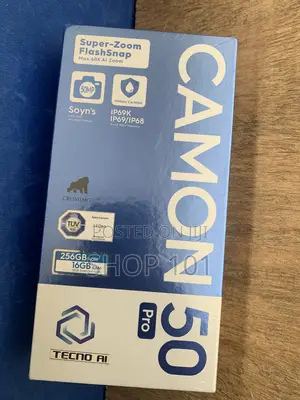 New Tecno Camon 50 Pro 256GB Black