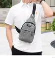 Unisex Fashion Canvas Shoulder Chest Bag - 3
