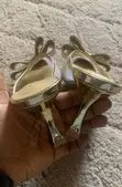 Gold Kitten Heels - Size 40 - 1