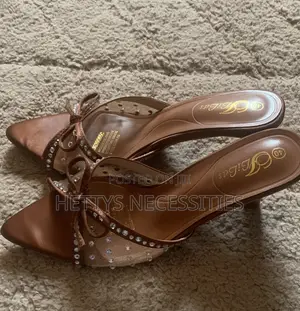 Ajfkkf Kitten Heels - Brown, Size 40