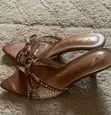 Ajfkkf Kitten Heels - Brown, Size 40 - 1