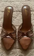 Ajfkkf Kitten Heels - Brown, Size 40 - 3