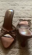 Ajfkkf Kitten Heels - Brown, Size 40 - 4