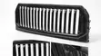 Glossy Black Badgeless Vertical Fence Front Grille for Ford F-150 (2015-2017) - 1