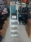 Aluminum 5-Step Foldable Ladder - 2