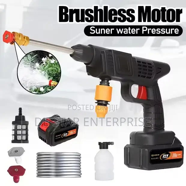 High Pressure Cordless Car Washer Spray Kit - 1