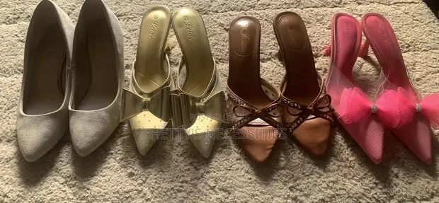 Women's Kitten Heel Shoes - Multicolor - 1