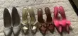 Women's Kitten Heel Shoes - Multicolor - 3