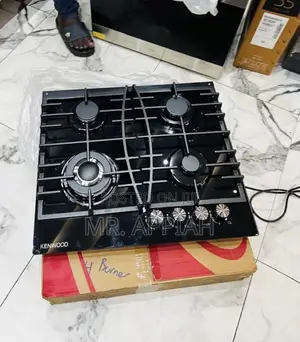 Durable Kenwood 4 Gas Burner with Tempered Glass Top