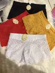 Quality Ladies Cotton Lace Under Shorts - 2