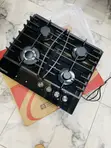Kenwood 4-Burner Gas Built-in Cooker - Black - 1