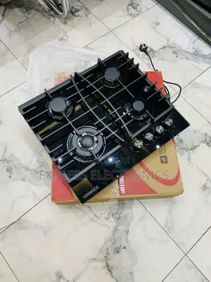 Brand New Kenwood 4-Burner Gas Built-in Hob - Black