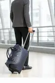 Premium Leather Trolley Duffle Bag - 5