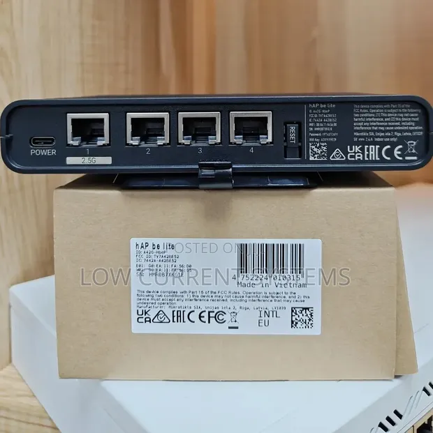 MikroTik WiFi 7 Router Board HAP ac3 512MB - New - 1