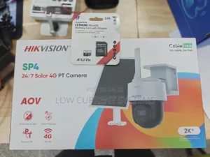 Hikvision SP4 Solar Camera 4MP with SIM Card & Free 128GB SD Card