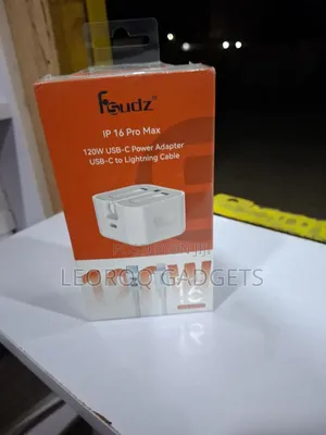 Fsudz 120W USB-C Charger Set (Power Adapter + USB-C to Lightning)