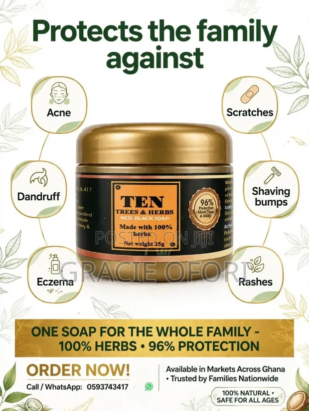 Ten Trees Herbal Soap - Natural Skin Treatment - 1