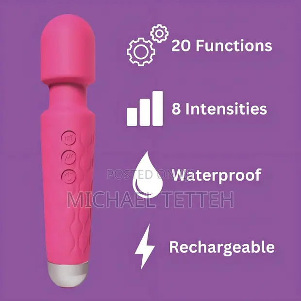 Rechargeable Wand Vibrator - 1