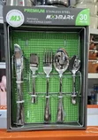 Premium 30-Piece Stainless Steel Cutlery Set with Caddy - 2