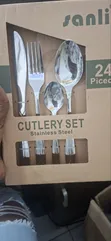Sanli 24pcs Stainless Steel Cutlery Set - 3