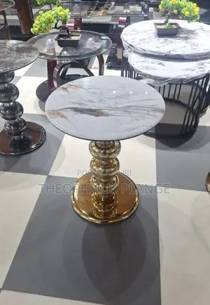 Portable Coffee Table - Marble Top