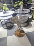 Portable Coffee Table - Marble Top - 2