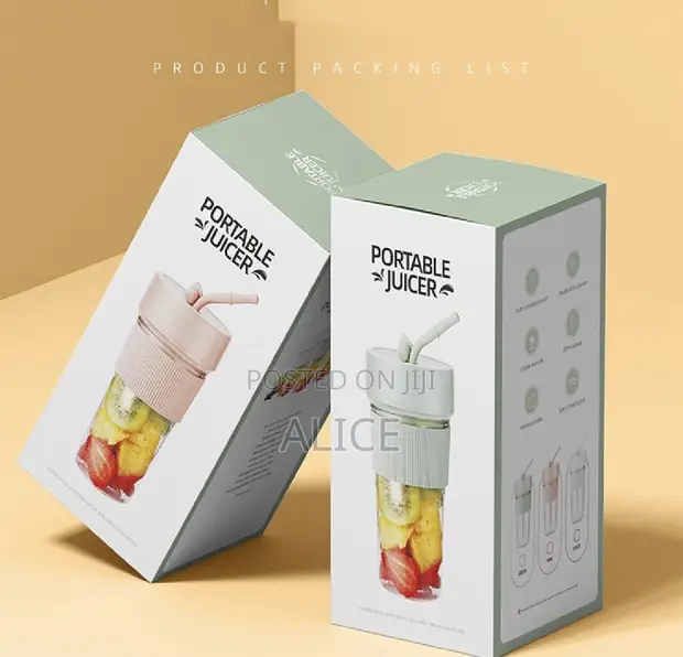 Portable USB Blender - 350ml, 6-Blade - 1