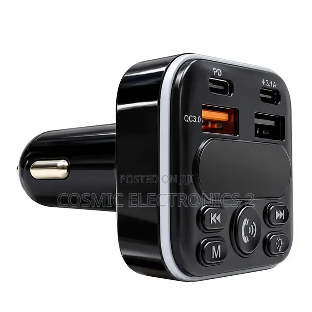 C50 Multifunctional Wireless Car FM Transmitter - 20W Type-C - 1
