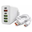 ENERGY-B E-H13 65W Fast Charger - 6-Port USB-A/USB-C - 2