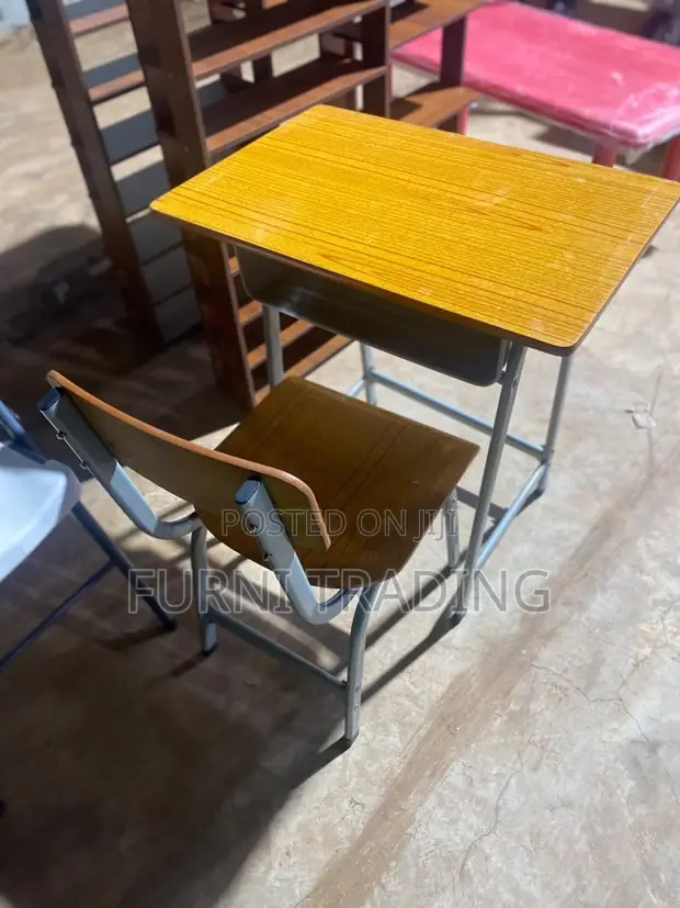Student School Desk and Chair Set - 1