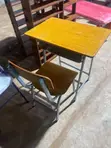 Student School Desk and Chair Set - 1