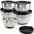 5pcs Stainless Steel Mixing Bowls Set - 1
