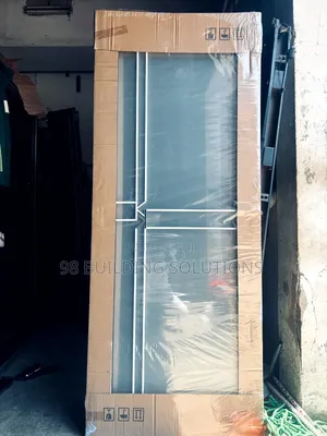 Brand New Tempered Glass Bathroom Door