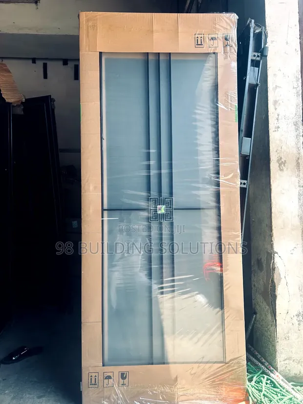 Brand New Tempered Glass Bathroom Door - 1
