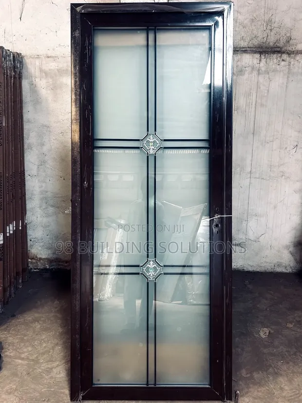 Brand New Tempered Glass Bathroom Door - 1