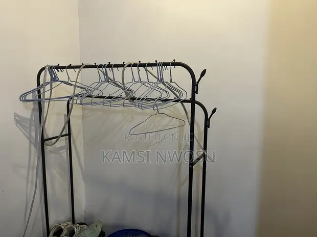 Bare Home Clothes Rack with 20 Hangers - 1