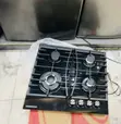 Kenwood Black 60cm Built-in 4 Gas Burner Hob - 1
