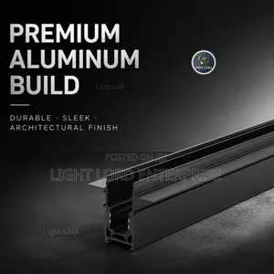 Architectural Finish Magnetic Track Rail - 3 Meters