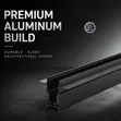 Architectural Finish Magnetic Track Rail - 3 Meters - 1