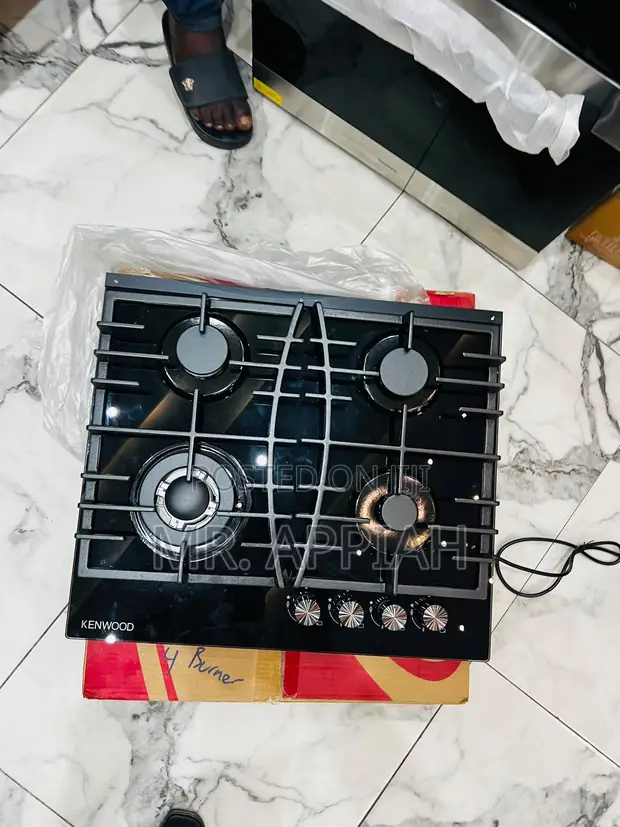 Kenwood 60cm 4 Gas Hob (Glass) - 1