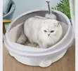Sunsun Golden Round Cat Litter Box - 2