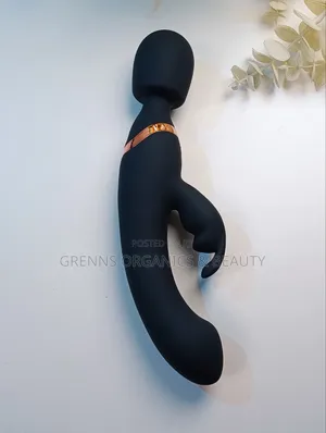 3-in-1 Black Magic Wand Massager Rabbit G-Spot Vibrator