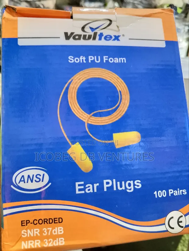Vaultex Soft PU Foam Earplugs - 1