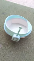 SunSun Round Litter Box with Scoop - 1